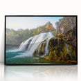 Large abstract wall art depicting Oklahoma scenery in black and white on a framed acrylic, ideal for modern art wall decor.