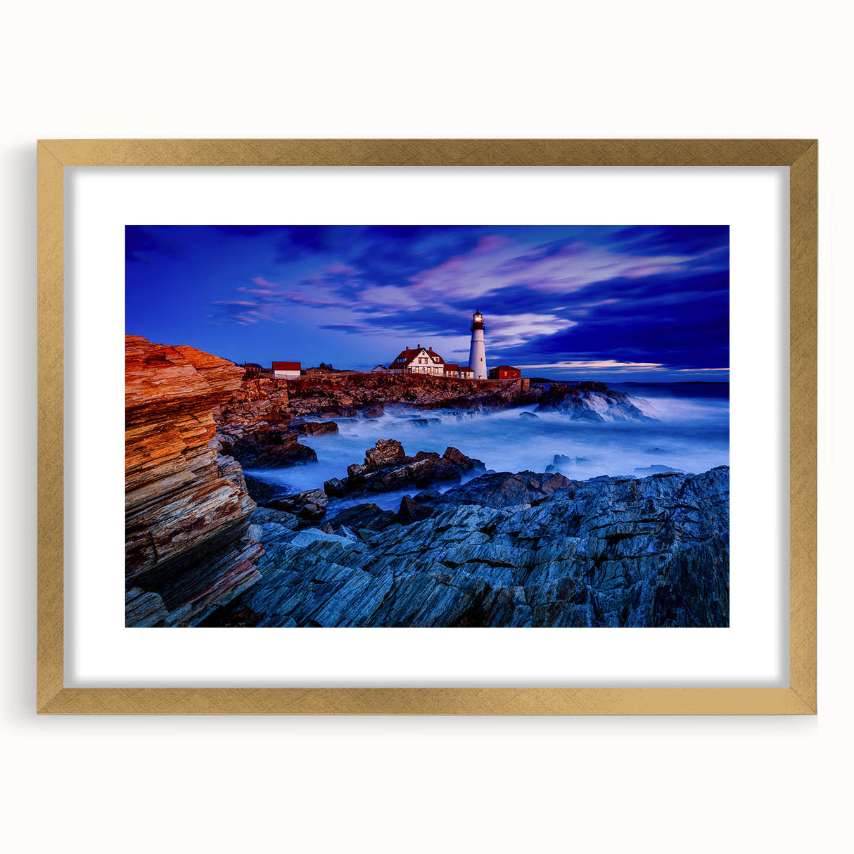 Extra large abstract art print featuring textured swirls in earthy tones on a gold-framed canvas.