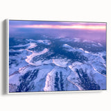 Vintage poster art of Salt Lake City in vibrant colors on a large framed canvas, ideal for living room decor.