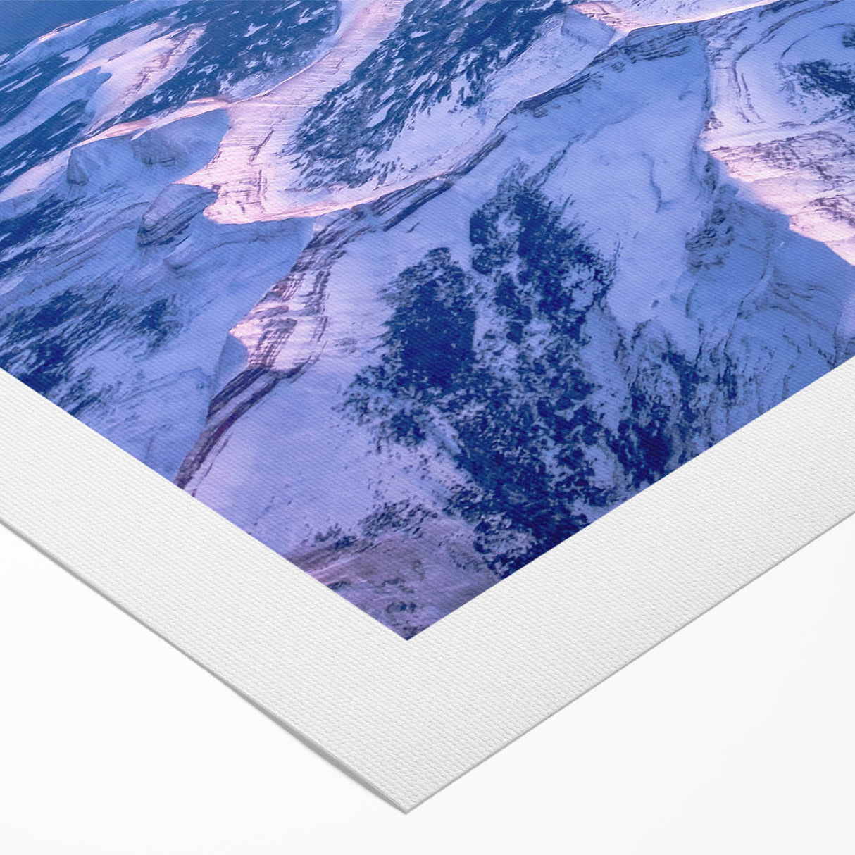 Art deco poster of Salt Lake City with muted blue and gray tones on rolled canvas, suitable for dining room wall art.