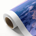 Art deco poster of Salt Lake City with pastel shades on rolled canvas, ideal for nursery wall art.