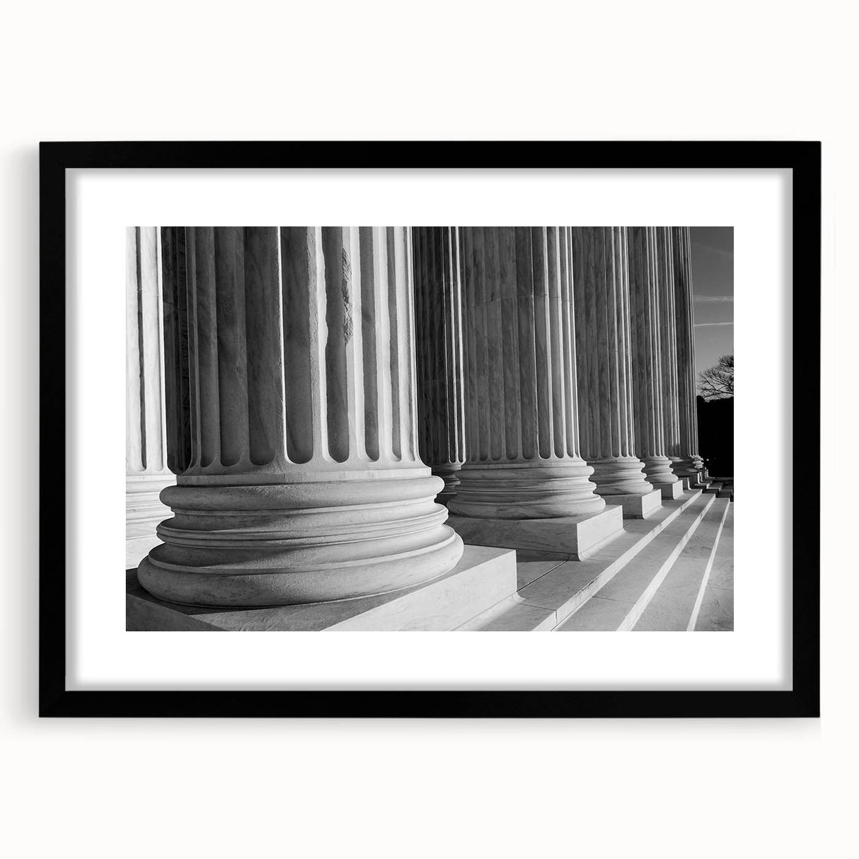 Abstract art print of Washington D.C.