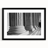 Abstract art print of Washington D.C.