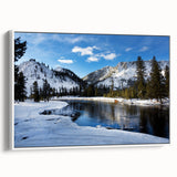Vintage poster art of Yellowstone with colorful accents on a large framed canvas, suitable for living room decor.
