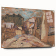 Expressionist Rustic Alley - Abstract Expressionism Wall Art Print