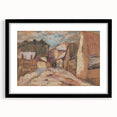 Expressionist Rustic Alley - Abstract Expressionism Wall Art Print