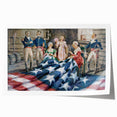 Betsy Ross Flag Sewing - American Flag Wall Art