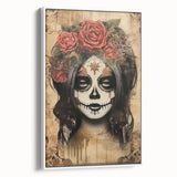 Mystical Catrina Portrait – Day of the Dead Wall Art