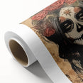 Mystical Catrina Portrait – Day of the Dead Wall Art