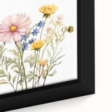 Spring Wildflower Girls Room Wall Art – Floral Nursery Print