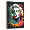 Vibrant Pop Art Wall Art – Colorful Retro Canvas Print