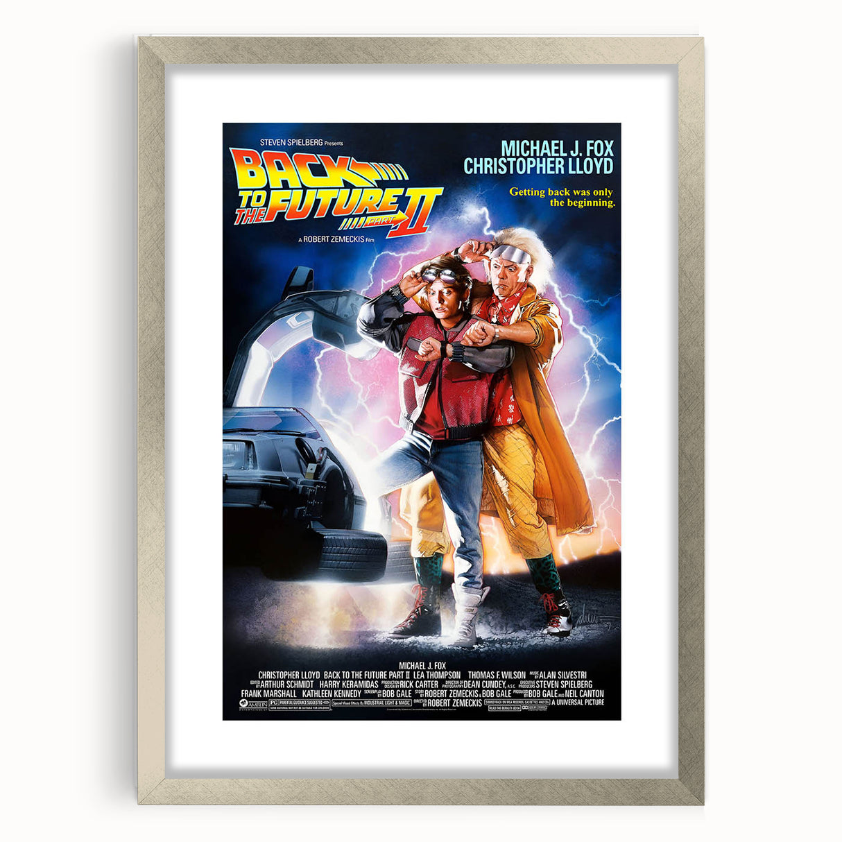 Retro Wall Art - Back to the Future Part II Vintage Poster Art
