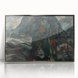 Realism Art Print – Miner | Dark and Atmospheric Industrial Scene
