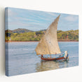 Large canvas print featuring a Madagascar landscape in earthy tones, ideal for kitchen wall art.