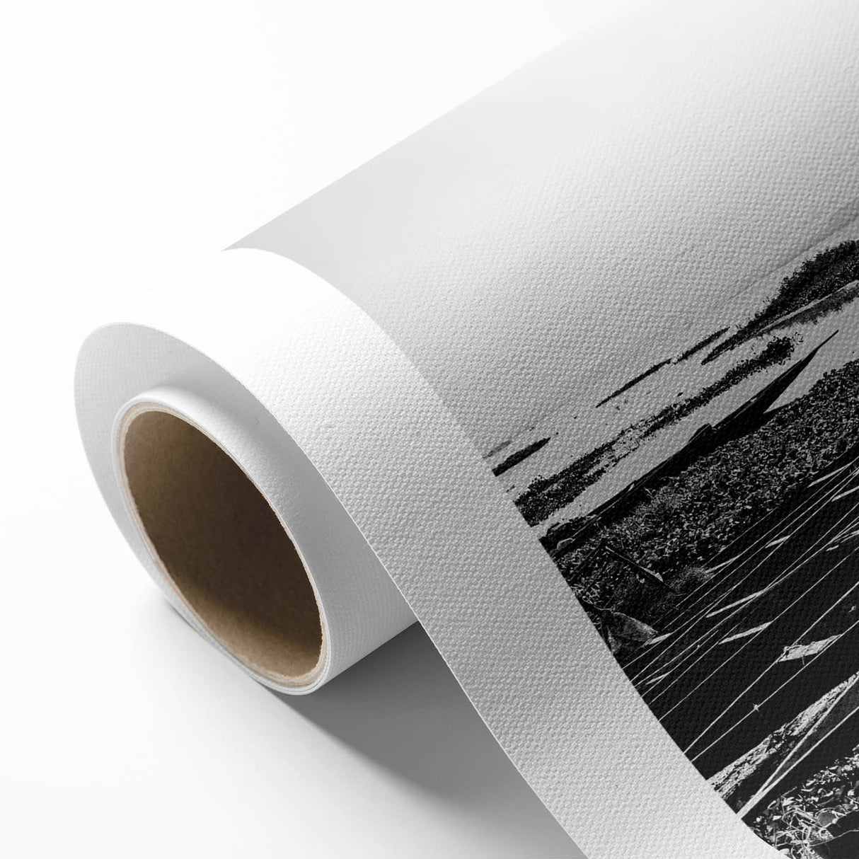 Art deco poster of Mali scenery in muted earth tones on rolled canvas, ideal for nursery wall art.