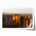 Extra large rolled print of a South African landscape, featuring vibrant greens and earth tones.