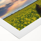 Art deco poster featuring a serene Bangladesh river scene in muted green and blue tones, ideal for dining room wall art.