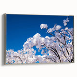 Framed canvas depicting a vintage Korean landscape in muted black and colorful art tones, ideal for living room decor.