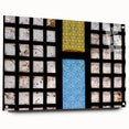 Large abstract wall art depicting a scenic view of the Philippines in muted earth tones on acrylic glass.