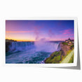 Extra large rolled print depicting Ontario's natural scenery in muted green and blue tones, ideal for art wall dining room.