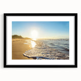 Extra large framed abstract art print depicting a colorful, textured Canadian landscape, ideal for living room decor.