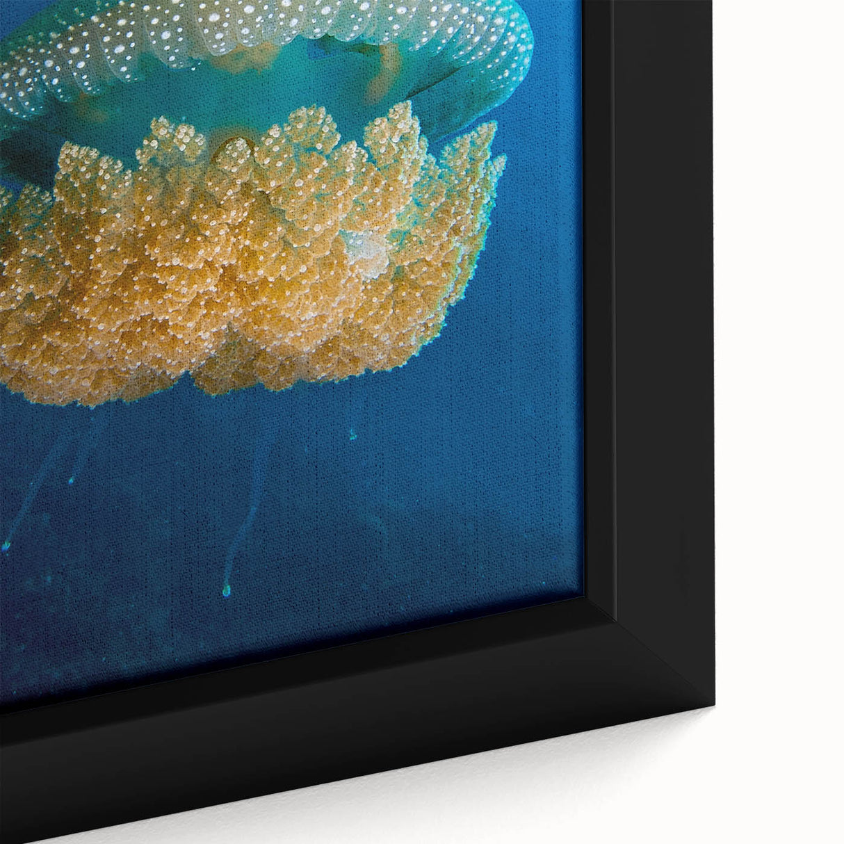 Extra large framed canvas featuring textured, colorful Caribbean scenery, ideal for living room decor.