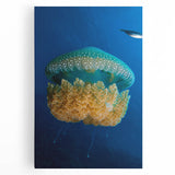 Large black and white stretched canvas featuring a scenic Caribbean landscape, ideal for kitchen wall art.