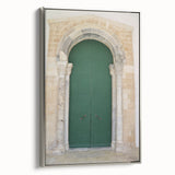 Landscape art painting of Saint Lucia with vibrant colors on a framed canvas, ideal for living room decor.