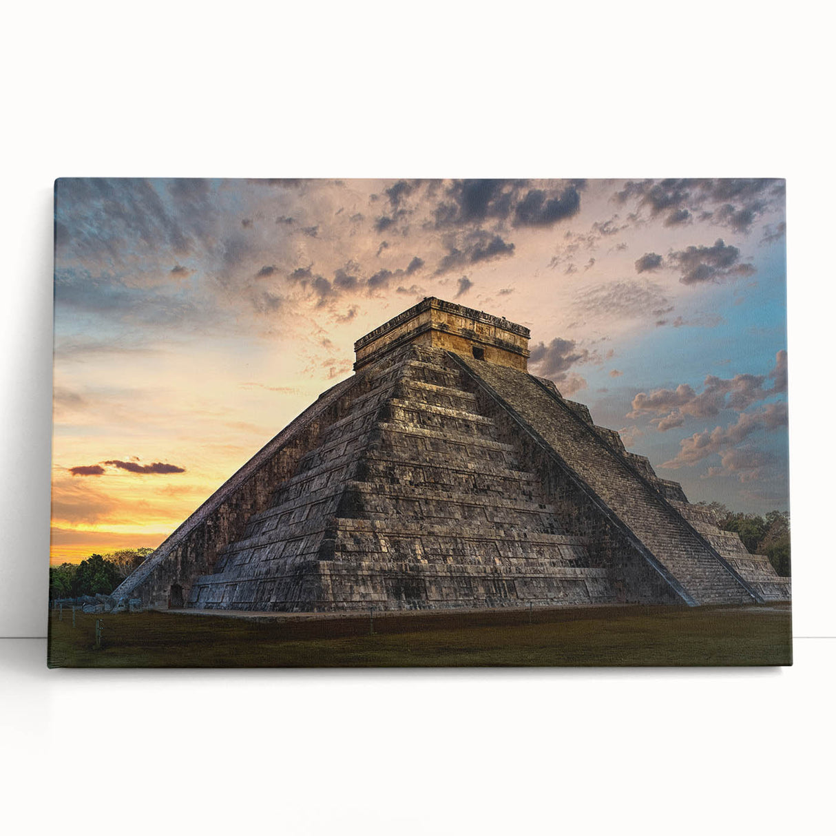Large black and white photo of Belize scenery on stretched canvas, ideal for kitchen wall art or bedroom decor.