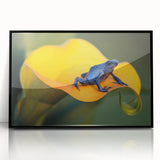 Large abstract wall art of a Costa Rican landscape in muted earth tones on a framed acrylic.