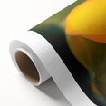 Art Deco poster of Central American scenery in soft pastel shades on rolled canvas, ideal for nursery wall art.