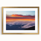 Extra large wall art depicting an abstract interpretation of a Central American landscape in textured earth tones.