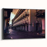 Black and white framed canvas of Central America Panama landscape, ideal for bedroom wall art.