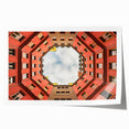 Extra large rolled print of Berlin scenery with vibrant green and blue tones, ideal for art wall dining room.