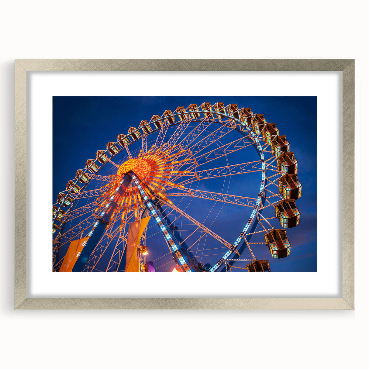 Extra large wall art depicting an abstract textured print of Munich with muted earth tones on a framed canvas.