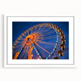 Textured abstract art print of Munich scenery in muted earth tones, framed with a white mat, suitable for bedroom decor.
