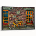 Black and white landscape art of a vintage Irish scenery on framed canvas, suitable for bedroom decor.