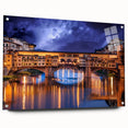 Acrylic print of Florence scenery with muted earth tones, ideal for dining room art.