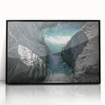 Large abstract wall art depicting Mount Etna in muted earth tones on a framed acrylic, suitable for modern art wall decor.