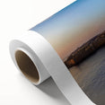 Art Deco poster of a European Malta scenery in pastel shades on rolled canvas, ideal for nursery wall art.