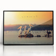 Large abstract wall art depicting a Romanian landscape in muted earth tones on a framed acrylic.