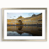 Extra large abstract art print depicting a textured scenery of St.