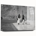 Acrylic print of the Vatican scenery in muted earth tones, ideal for dining room decor.