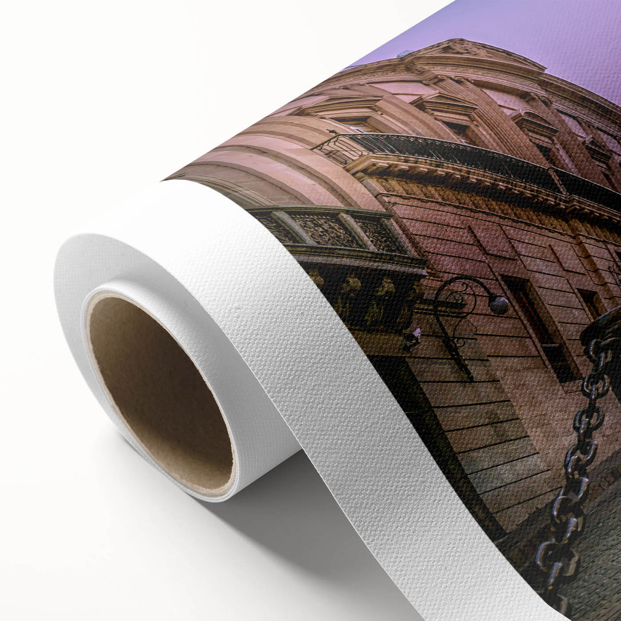 Art Deco poster of Guanajuato, Mexico, featuring vibrant colors on rolled canvas, ideal for nursery wall art.
