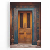 Black and white large canvas print of a Middle Eastern scenery, ideal for kitchen wall art.
