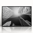 Large abstract wall art of a Middle Eastern desert scene in muted earth tones on framed acrylic.