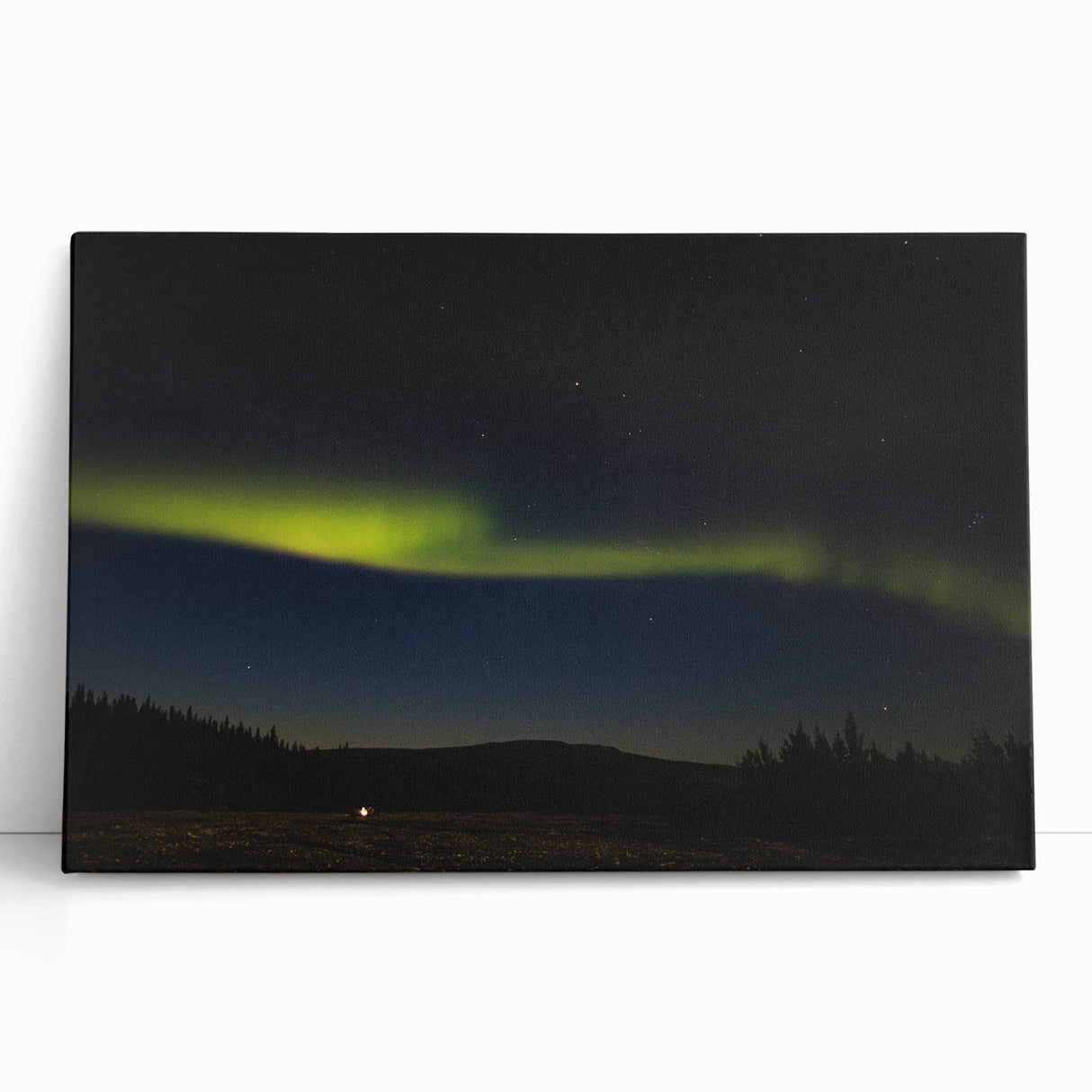 Black and white photograph of Denali, Alaska on stretched canvas, ideal for kitchen wall art or bedroom ambiance.