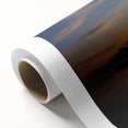 Art deco poster of Arkansas scenery in muted earth tones on rolled canvas, ideal for nursery wall art or dining room decor.