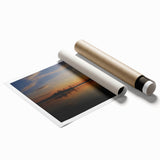 Extra large rolled print depicting vibrant floral art, ideal for classy bathroom or large living room wall decor.