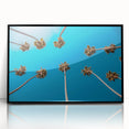 Large abstract wall art depicting Beverly Hills with muted earth tones on a framed acrylic.